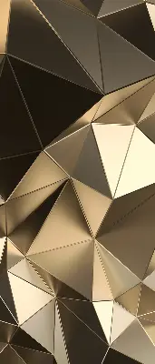 Verdunkelungsrollo Goldene Dreiecke