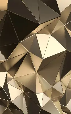Verdunkelungsrollo Goldene Dreiecke