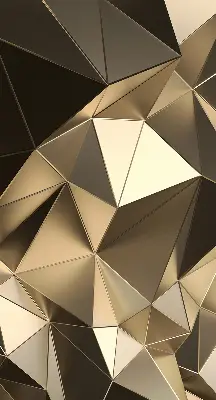 Verdunkelungsrollo Goldene Dreiecke
