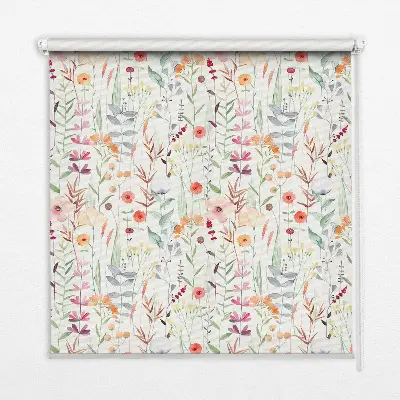 Verdunkelungsrollo Bunte Blumen