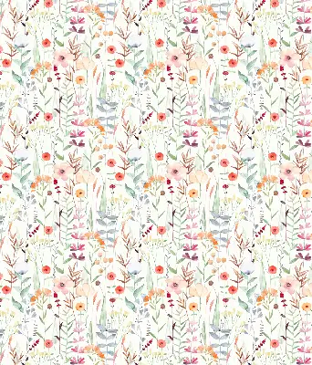 Verdunkelungsrollo Bunte Blumen