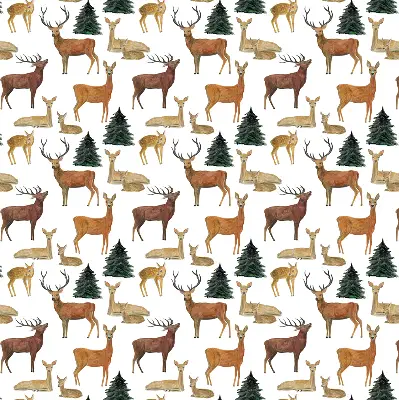 Fenster rollo Hirsche und Rehe