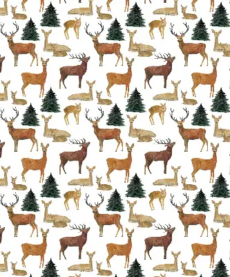 Fenster rollo Hirsche und Rehe