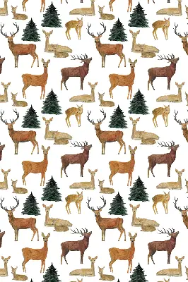 Fenster rollo Hirsche und Rehe