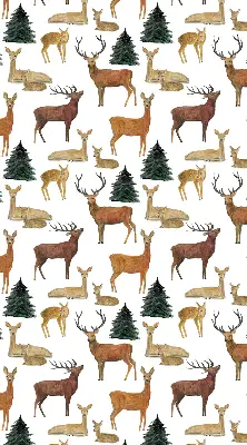 Fenster rollo Hirsche und Rehe