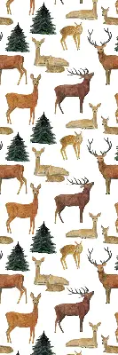 Fenster rollo Hirsche und Rehe