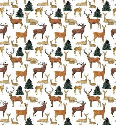 Fenster rollo Hirsche und Rehe