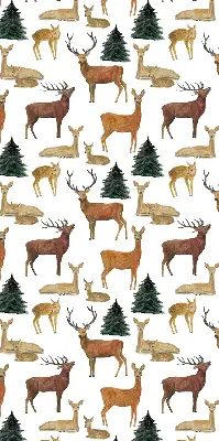 Fenster rollo Hirsche und Rehe