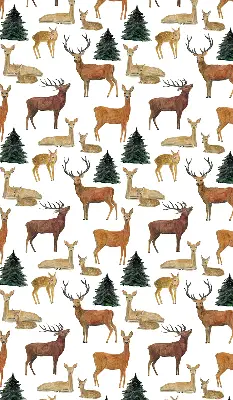 Fenster rollo Hirsche und Rehe