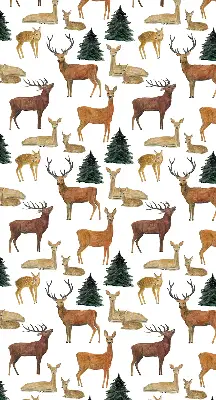 Fenster rollo Hirsche und Rehe