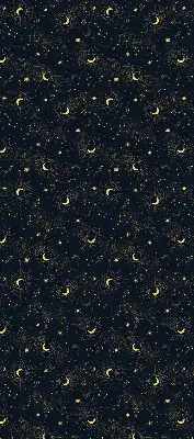 Fenster rollo Mond und Sterne
