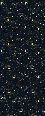 Fenster rollo Mond und Sterne