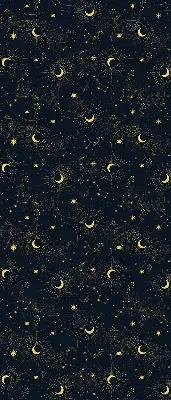 Fenster rollo Mond und Sterne