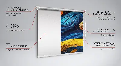 Rollo lichtundurchlässig Planeten