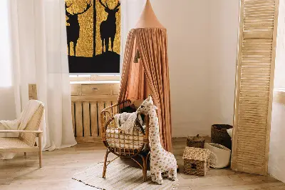 Fenster rollo Hirsche bei Nacht