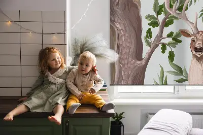 Fenster rollo Waldtiere