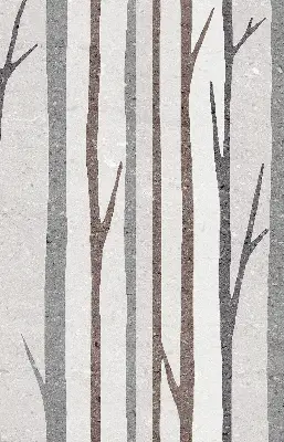 Fenster rollo Baumstämme