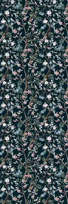 Verdunkelungsrollo Blumenranken