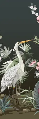 Verdunkelungsrollo Vögel am Baum
