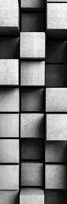 Fenster rollo Steinwürfel