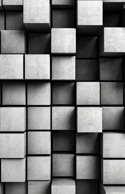 Fenster rollo Steinwürfel