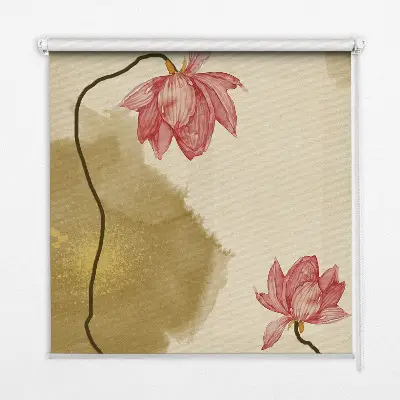 Fenster rollo Blumen