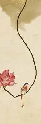 Fenster rollo Blumen