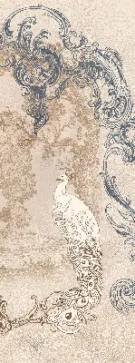 Fenster rollo Vintage-Vögel
