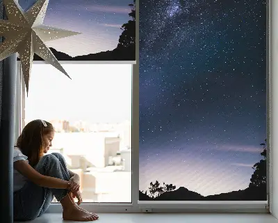 Verdunkelungsrollo Sternenhimmel
