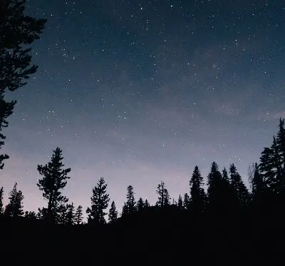 Rollo lichtundurchlässig Sternenhimmel