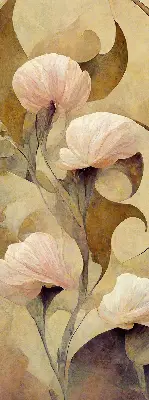 Fenster rollo Rosa Blüten