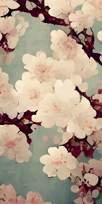 Verdunkelungsrollo Kirschblüte