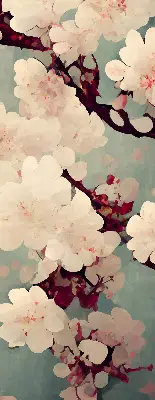 Verdunkelungsrollo Kirschblüte