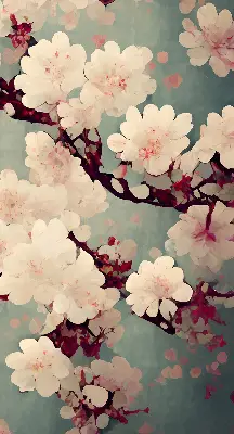 Verdunkelungsrollo Kirschblüte
