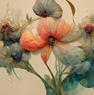 Rollo lichtundurchlässig Blume