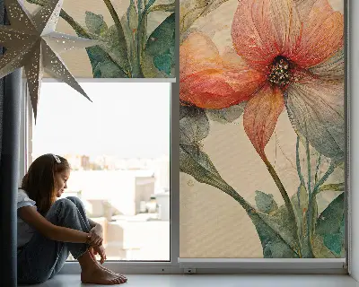Rollo lichtundurchlässig Blume