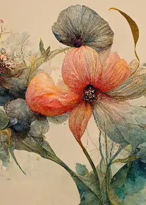 Rollo lichtundurchlässig Blume
