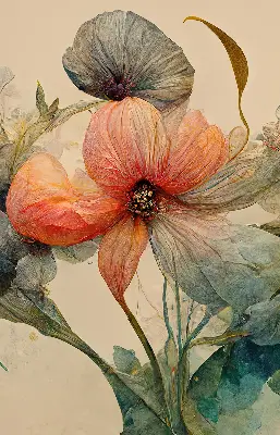 Rollo lichtundurchlässig Blume