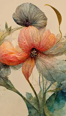 Rollo lichtundurchlässig Blume
