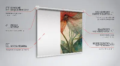 Rollo lichtundurchlässig Blume