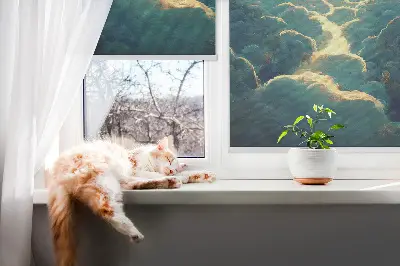 Fenster rollo Sonnenuntergang