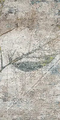 Rollo lichtundurchlässig Spiegelnde Blätter