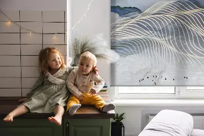 Fenster rollo Verschwommene Berge