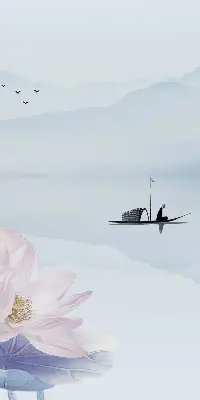 Verdunkelungsrollo Ein Fischer auf einem Boot