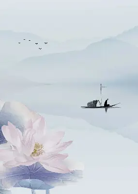 Verdunkelungsrollo Ein Fischer auf einem Boot