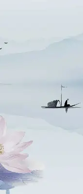 Verdunkelungsrollo Ein Fischer auf einem Boot