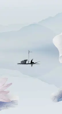 Verdunkelungsrollo Ein Fischer auf einem Boot