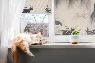 Rollo lichtundurchlässig Felsen