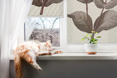 Rollo lichtundurchlässig Herabfallende Blume