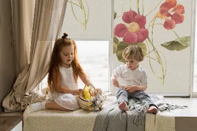 Fenster rollo Blume